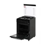 Газовая плита Fresh F55G5/01 (Black): Размеры 55x55x85 см