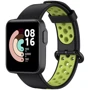 Ремешок Becover Sport Band Vents Style Black/Green for Xiaomi Mi Watch Lite/Redmi Watch 2/Redmi Watch 2 Lite (710501)
