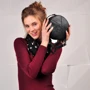 Женская сумка кросс боди Бон-Бон BlankNote черная (BN-BAG-11-g-kr): Застежка Молния