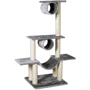 Спально-игровой комплекс Flamingo Scratch Tree для котов многоуровневый 104х57х140 см серый (44263)
