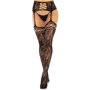 Колготки Leg Avenue French Rose Backseam Garter Belt Stockings Black One Size