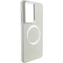Чехол для телефонов TPU Case Bonbon Metal Style with MagSafe White for Samsung S908 Galaxy S22 Ultra