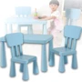 Детский столик с 2-мя стульями Bambi голубой (M 6176-4)