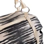 Женская сумка бочонок Laskara черно-белая (LK-10251-zebra): Застежка Молния