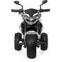 Детский электромотоцикл Bambi Racer белый (M 4152EL-1): Материал корпуса пластик