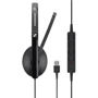 Наушники Sennheiser SC 160 USB Black (508315): Тип крепления оголовные