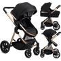 Универсальная коляска 2 в 1 MoMi Limuru Black (WOSP00029): Количество блоков 1