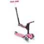 Самокат GLOBBER серии GO UP SPORTY PLUS LIGHTS 5в1 розовый, колеса с подсветкой, 20/50кг (642-110): Количество колес 3