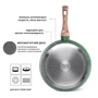 Сковорода Fissman Malachite 20x4.5 см (4310): Кришка в комплекті нет