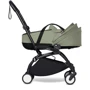 Шасі чорне Babyzen YOYO² з люлькою Bassinet (без дощовика) Olive/Оливковий (BZ10109-02/595411/595511) фото 6
