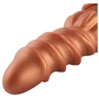 Фаллоимитатор-насадка Hismith Spiral Grain Silicone Dildo Monster Series
