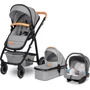 Коляска 3 в 1 Lionelo Amber Grey Stone