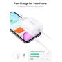 Зарядное устройство Ugreen Wall Charger 2xUSB-C CD199 36W White (70264): Сила тока 2.4А и более