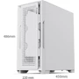 Корпус ALmordor L1300 Pioneer White (ALL1300): Мощность БП, Вт нет