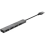Адаптер Trust Adapter Halyx USB to 4xUSB Grey (23786_TRUST): Дополнительные разъемы USB OTG
