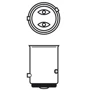 Галогенная автолампа Bosch BAZ15d 12V 21/4W (1987301015): Производитель Bosch