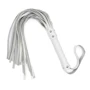 Флоггер из комбинированной кожи Flirty COMBO Leather - White & Pearl, BM-00015
