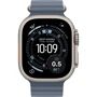 Apple Watch Ultra 3 GPS + Cellular 49mm Natural Titanium Case with Anchor Blue Ocean Band (MEWH4)
