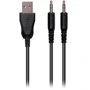Навушники Defender Flame RGB Black (64555): Тип конструкції полноразмерные