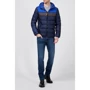 Куртка CMP Man Jacket Fix Hood Black Blue 30K2757-N950 56 синя демісезонна з капюшоном: Фасон Стьобаний