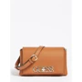 Женская сумка кросс боди Guess Uptown Chic Mini Xbody Flap коньячная (HWVG7301780-COG)
