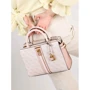 Женская сумка тоут GUESS GINEVRA LOGO ELITE SCITY STCHL бежево-розовая (HWSB8675060-BHG): Страна производитель США