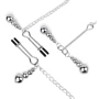 Зажимы для сосков и клитора Bedroom Fantasies: Nipple and Clitoris Clamps - Silver