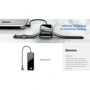 Адаптер Baseus Adapter Superlative USB-C to 2xUSB3.0+HDMI+3.5mm Deep Grey with Wireless Charger (CAHUB-AZ0G) for Apple Watch фото 8