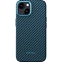 Чехол для iPhone Pitaka MagEZ Case Pro 4 Twill 1500D Black/Blue (KI1508MMP) for iPhone 15