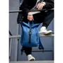 Чоловічий рюкзак Sambag RollTop One синій (24208016m): Фактура Матовая, Гладкая