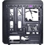 Корпус QUBE QBM43 Black (QBM43_W5NU3): Материал передней панели пластик и сталь