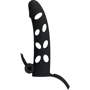 Насадка на член LYBAILE Pretty Love Penis Sleeve With Ball Strap 5.98" Black