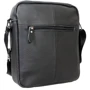 Мужская сумка через плечо Borsa Leather черная (100306-black): Страна производитель Тайвань