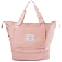 Жіноча дорожня сумка Valiria Fashion рожева (5DETAA2636-pink): Фактура Тканая