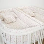 Постельный комплект для двойни 14 эл. Twins 4000-T-401-15, Сердечки, коралловый