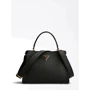 Женская сумка тоут Guess Downtown Chic Turnlock Satchel черная (HWVB8385050-BLA)