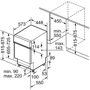 Встраиваемая посудомоечная машина Bosch SPI25CS03E: Размеры 81,5x44,8x57,3 см