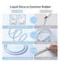 Кабель Baseus USB Cable to Lightning Silica Gel 2.4A 1.2m Blue (CAGD000003) фото 6