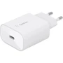Зарядний пристрій Belkin Wall Charger USB-C 25W White with USB-C Cable (WCA004VF1MWH-B6): Особливості Power Delivery (PD), Быстрая зарядка, USB-C