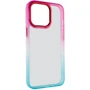 Чехол для iPhone TPU Case TPU+PC Fresh Sip Turquoise/Pink for iPhone 13 Pro Max