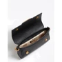 Женская сумка кросс боди Guess Bling Mini Crossbody Flap черная (HWVB7984780-BLA): Фактура Матовая, Зернистая