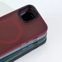 Чехол для iPhone WAVE Matte Insane Case with MagSafe Gray for iPhone 15 Pro: Материалы Силикон