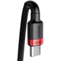 Кабель Baseus Cable USB-C to USB-C Cafule PD 2.0 100W 2m Red/Black (CATKLF-AL91): Тип USB-C - USB-C