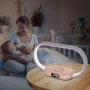 LED лампа VHG WR08 10Вт з бездротовою зарядкою сенсорна (White): Режим підсвічування Тёплый свет, Однотонный