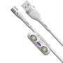 Кабель Baseus USB Cable to Lightning/microUSB/USB-C Zinc magnetic Safe Fast Charging Data 1m White (CA1T3-B02)