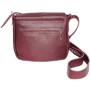Женская сумка почтальонка ARTiS Bags бордовая (16715631): Фактура Матовая, Зернистая