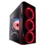 Корпус Frime Vision Red LED (VISION-U3-3RSRF-WP)