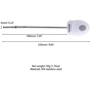 Уретральный зонд LOCKINK Sevanda Vibrating & E-stim Metal Urethral Sounding - White