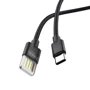 Кабель Hoco USB Cable to USB-C U55 2.4A 1.2m Black: Длина 1.2 м