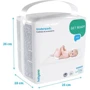 Пелюшки для сповивання одноразові BabyOno 90х60 см 20 шт. (594) фото 1